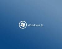 Обои, Компьютер, Windows 8 синий